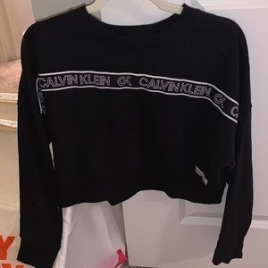 Calvin Kline cropped sweatshirt